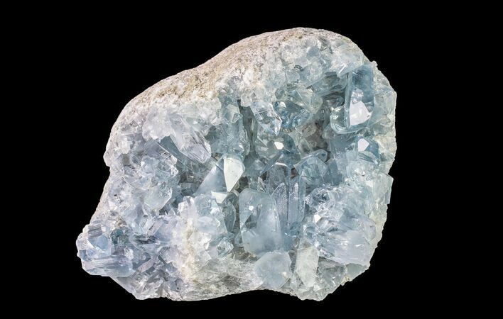 Sky Blue Celestine (Celestite) Crystal Cluster - Madagascar #158297